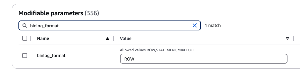 Формат бинарного лога на ROW