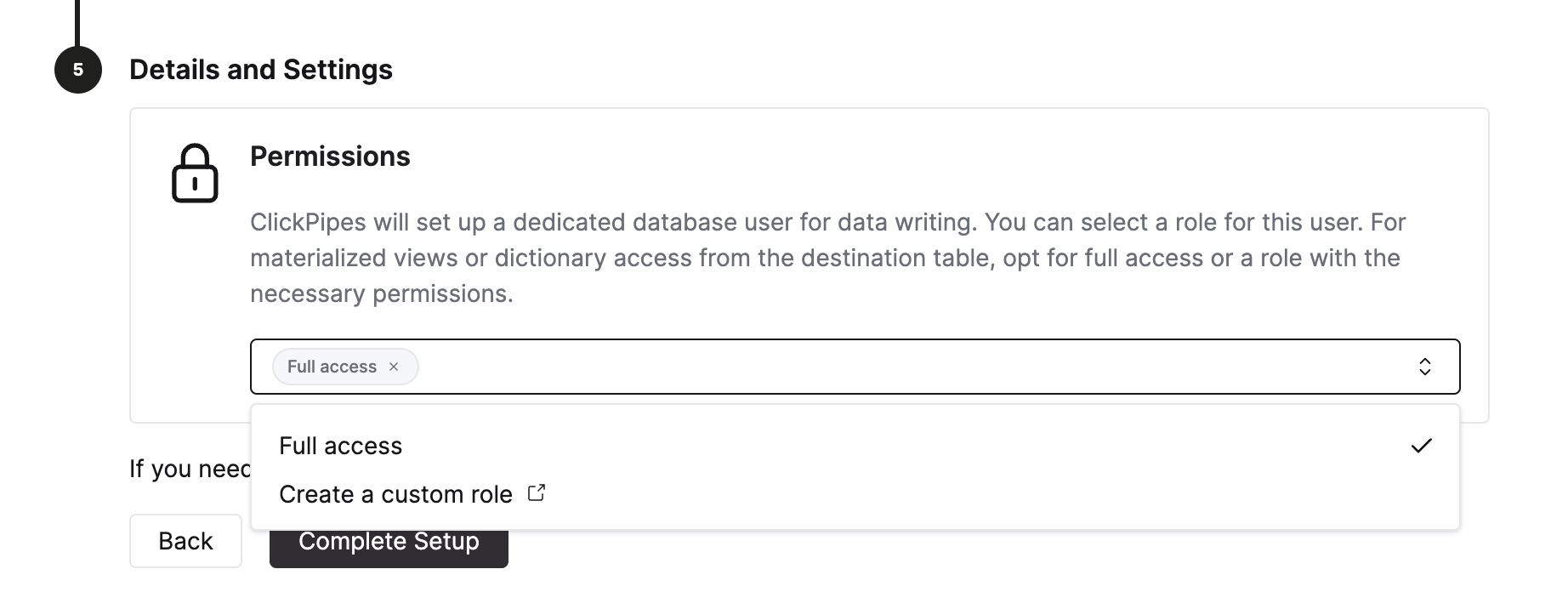 Проверьте разрешения